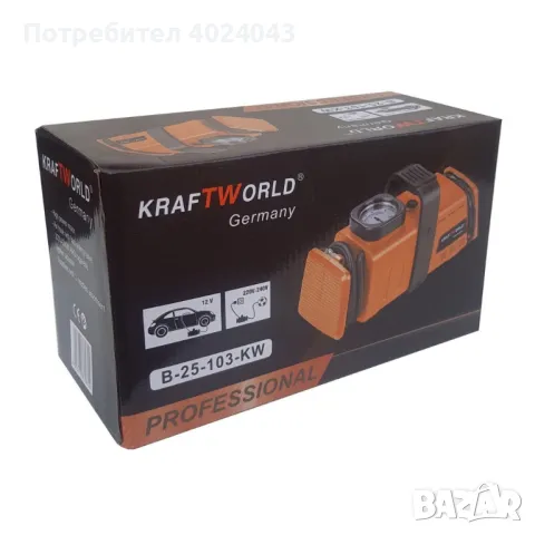 Компресор за гуми 220V/24V, снимка 3 - Компресори - 47718473