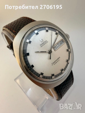 Оригинален швейцарски мъжки ръчен часовник Omega Seamaster Cosmic – референтен номер 166.035, снимка 5 - Мъжки - 53540711