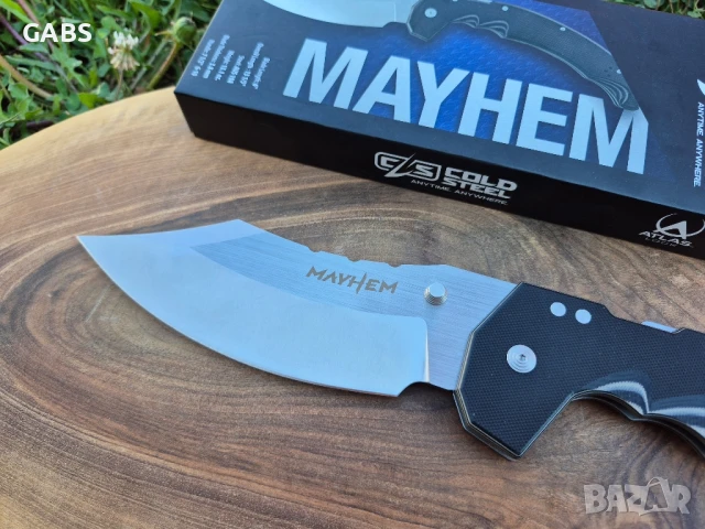 Масивен сгъваем нож Cold Steel MAYHEM, снимка 6 - Ножове - 50809399