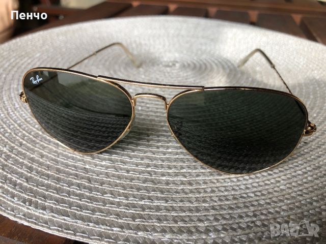 сл. очила "Ray-Ban" AVIATOR - MADE IN ITALY - ОРИГИНАЛ, снимка 4 - Слънчеви и диоптрични очила - 45776630