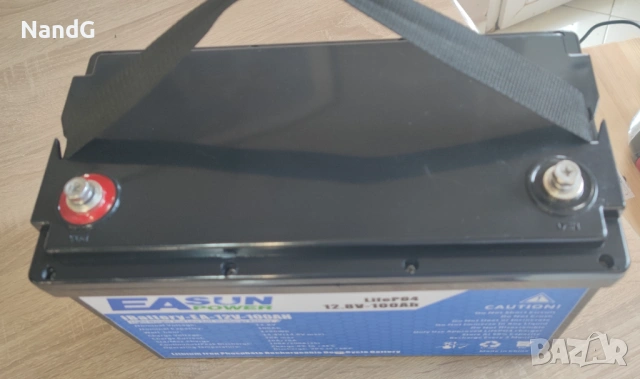 LiFePO4 батерия EASUN POWER 12v 100AH BMS 100AH, снимка 6 - Друга електроника - 53486748