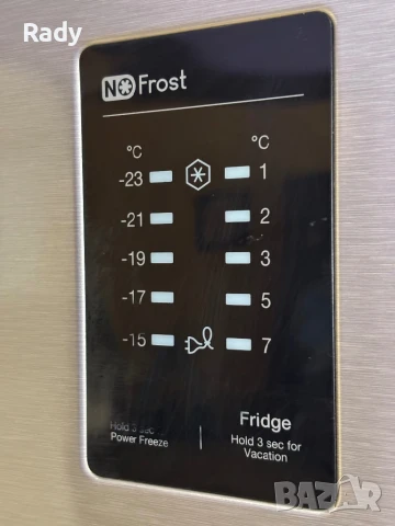 Хладилник с долен фризер Samsung, диспенсър и инверторен компресор, снимка 4 - Хладилници - 50686656