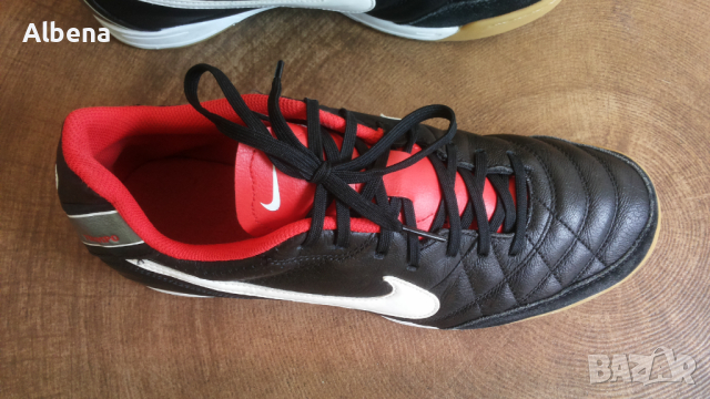 NIKE TIEMPO Leather Footbal Shoes Размер EUR 43 / U 8,5 за футбол естествена кожа 137-14-S, снимка 5 - Спортни обувки - 45063038
