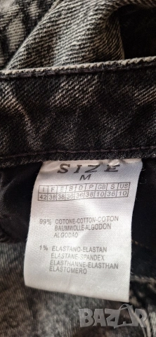 Дамски черни дънки,размер М, снимка 3 - Дънки - 53532557