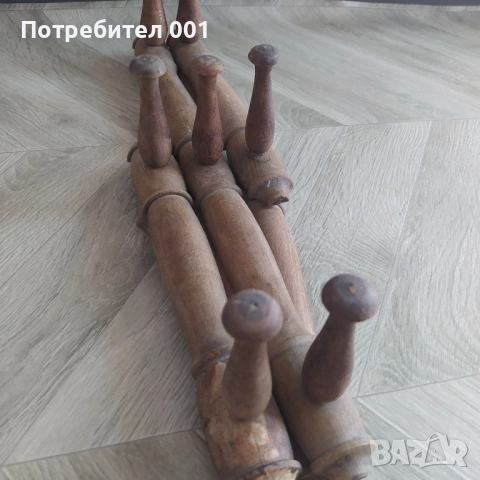 Стара дървена закачалка, снимка 15 - Закачалки - 52226041