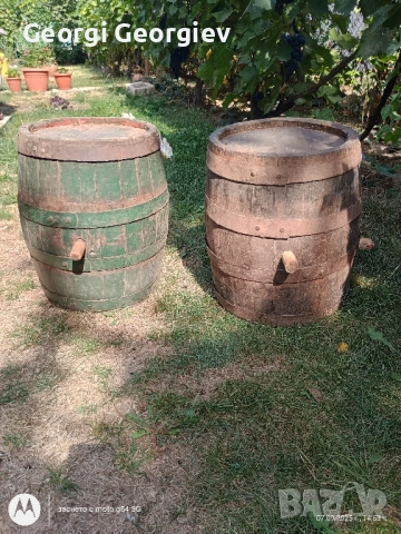 4 броя бъчви за вино 1бр 220л 1 бр 150л и 2бр по 35л цена за всички 150лв, снимка 4 - Други стоки за дома - 51633185