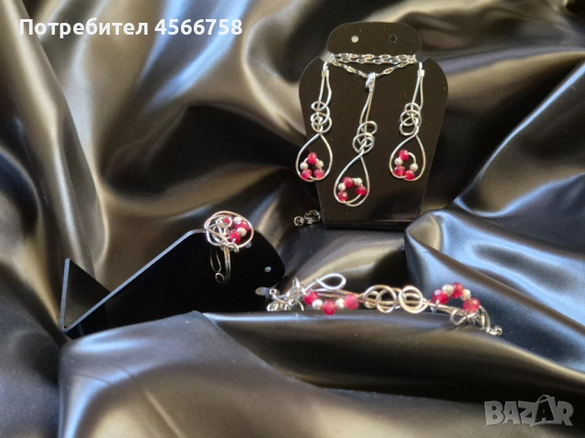 Ръчно изработени бижута, снимка 12 - Бижутерийни комплекти - 51791616