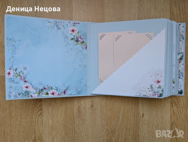 Ръчно изработен семеен албум за снимки, подарък за жена, подарък за Осми март, снимка 3 - Подаръци за жени - 53429236