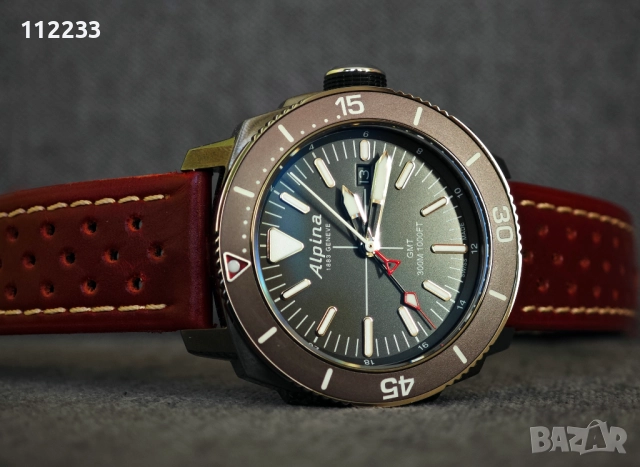 ALPINA Seastrong Diver GMT, снимка 5 - Мъжки - 52754497