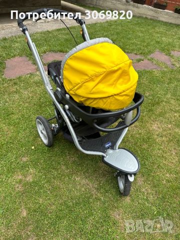 Chicco столче за новородено+ колесник, снимка 6 - Детски колички - 46321921