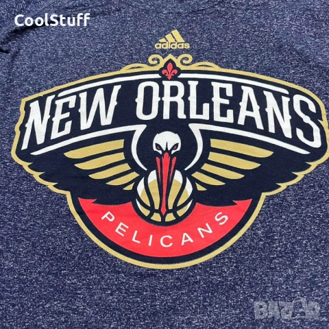 Тениска Adidas New Orleans Pelicans Размер XXL, снимка 2 - Тениски - 53933372