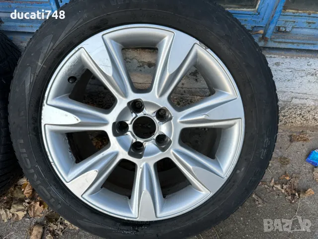 OEM лети джанти 17" Audi A4 Allroad 8K 2009-2016 - 5x112, 66.5, снимка 4 - Гуми и джанти - 48370893