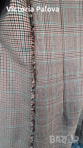 Луксозно MARC CAIN двуредно сако лимитирана колекция с декоративни шевове, снимка 11 - Сака - 52864556