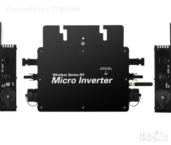 Соларен мрежов инвертор, 800W mppt микро соларен инверторен мрежов преобразувател с WiFi система , снимка 5 - Друга електроника - 48567102