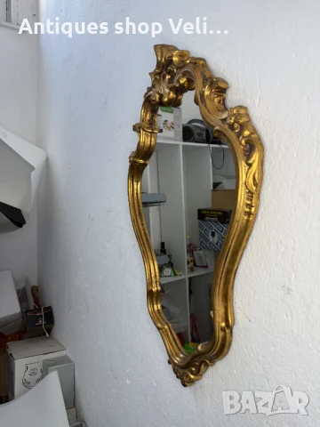 Бароково огледало за стена №7331, снимка 3 - Антикварни и старинни предмети - 51376975