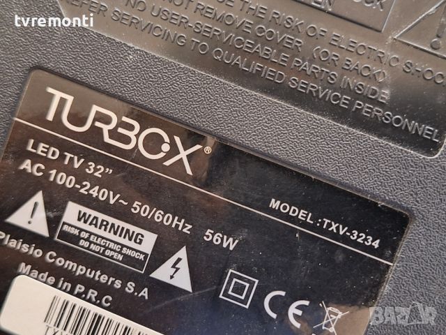 Основна платка , TP.S506.PB818 for TURBOX TXV-3234 32inc DISPLAY CX315DLEDM, снимка 8 - Части и Платки - 46009138