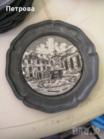 калаени подложки с порцелан. , снимка 5 - Арт сувенири - 53629528