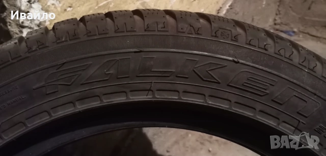Продавам 2 броя зимни гуми 205.55.16 на 1 сезон дот 2020 Falken , снимка 4 - Гуми и джанти - 54178807