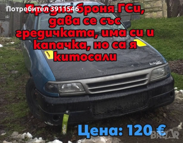 Opel Astra F GSi части