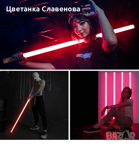 Фотографска лампа120 см. с димиране и памет, вградена батерия за YouTube, TikTok, парти бар и др., снимка 7 - Лед осветление - 53201015
