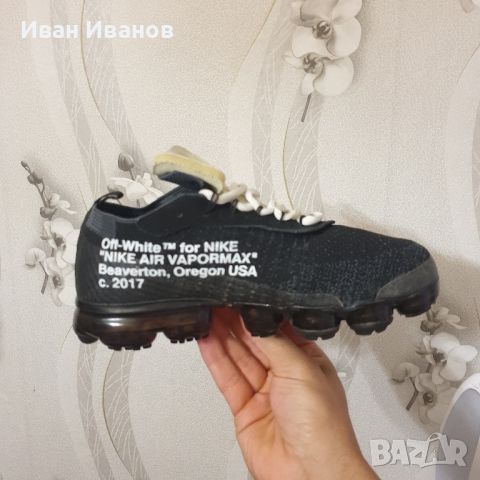 маратонки  -Nike Air VaporMax Off-White  номер 39,5-40 , снимка 12 - Маратонки - 37495541