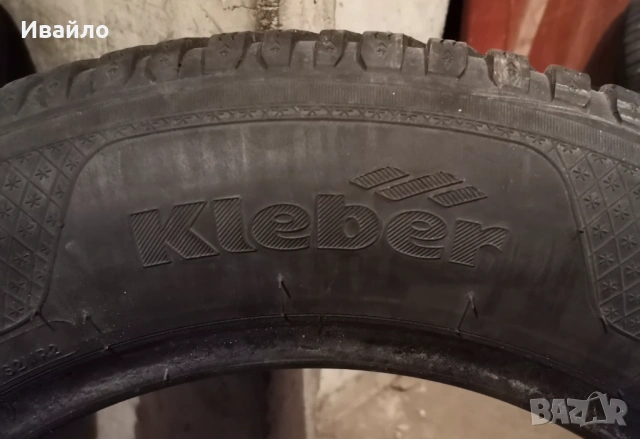 Продавам 4 броя Зимни гуми 195.65.15 на 1 сезон дот 2019 Kleber , снимка 4 - Гуми и джанти - 53198989
