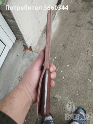 Стар голям кован нож, снимка 10 - Ножове - 53564945