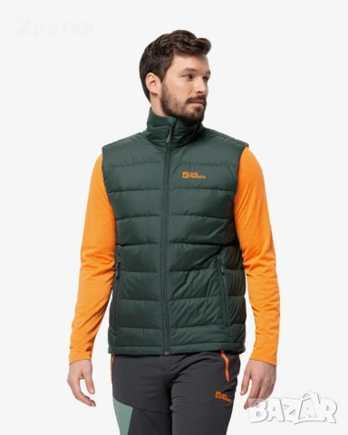 Jack Wolfskin Ather Down Vest - Оригинален мъжки елек размер 2XL, снимка 2 - Якета - 53466924