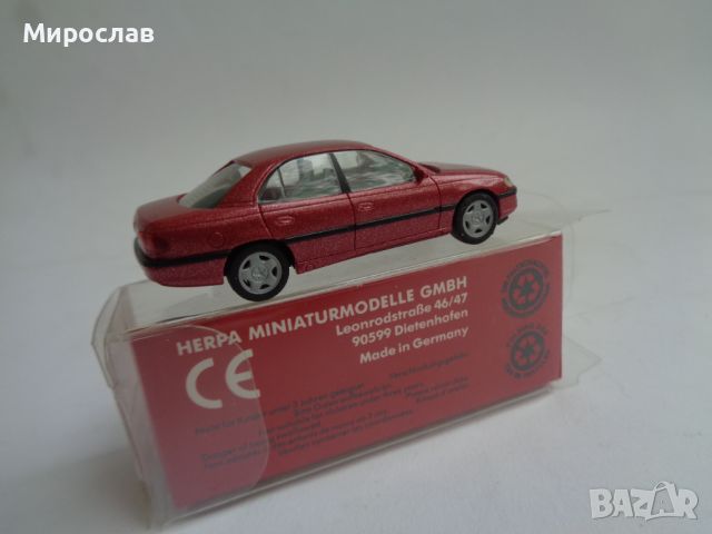 HERPA 1:87 H0 OPEL OMEGA ИГРАЧКА КОЛИЧКА МОДЕЛ, снимка 3 - Колекции - 45819880