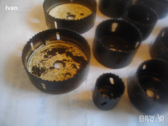 Немска боркорона за кръгли отвори от ф38мм до ф102мм Старо качество масивни, снимка 4 - Други инструменти - 51555562