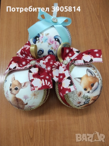 Коледни топки и сурвачки за радост на малки и големи , снимка 2 - Декорация за дома - 52490134