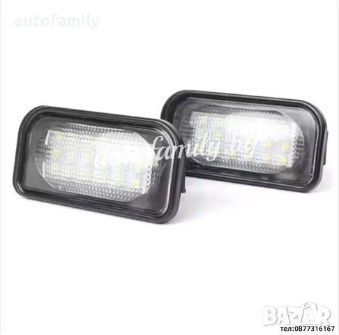 Canbus LED плафони за задна номер Mercedes-Benz Chrysler Crossfire, снимка 5 - Аксесоари и консумативи - 48959395