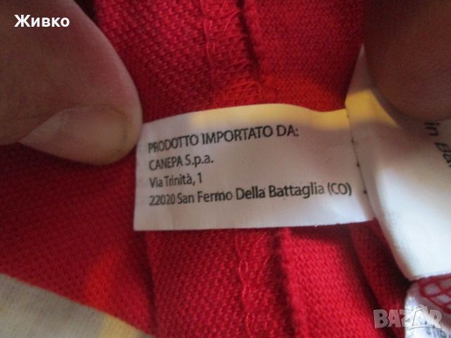 Gianfranco FERRE червена тениска размер 52., снимка 6 - Тениски - 45593954