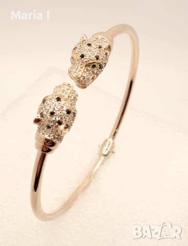 Дамска златна гривна , снимка 5 - Гривни - 42820016