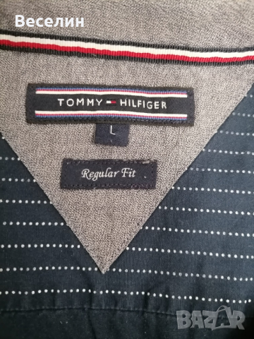 Мъжки  ризи Tommy Hilfiger L , снимка 1 - Ризи - 44954420