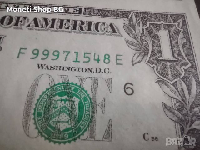 Уникално пано от 4бр. банкноти 1 долара , снимка 3 - Нумизматика и бонистика - 46475243
