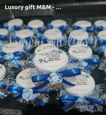 Подаръци за гости, подаръчета за гости, бурканчета с мед, снимка 6 - Подаръци за кръщене - 36079138