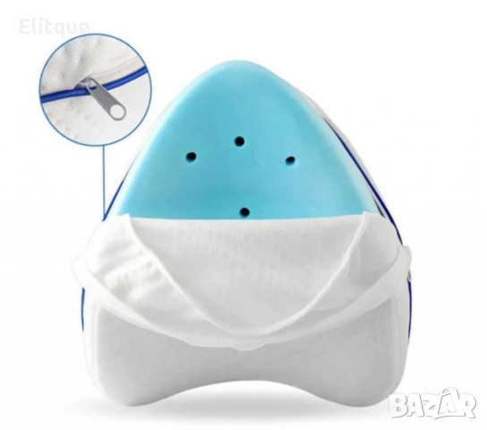 Ергономична възглавница за крака с мемори пяна – Комфорт и подкрепа всяка нощ, снимка 5 - Други стоки за дома - 52778167