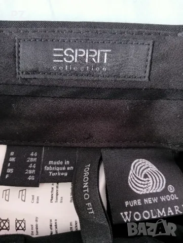 Вълнен черен панталон Esprit, снимка 2 - Панталони - 48781265