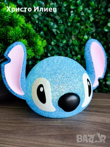 Стич синя настолна лампа Disney Stitch, снимка 3 - Настолни лампи - 49289580