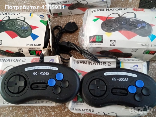 Нови Джойстик джойстици ретро  Terminator 2 стара конзолна телевизионна игра конзола Terminator , снимка 2 - Антикварни и старинни предмети - 51398126