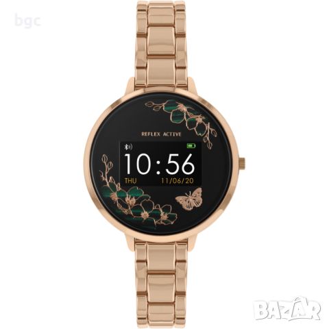 Часовник Smartwatch Reflex Active SERIES 03, Rose / Green Flower Dial, снимка 1 - Смарт часовници - 46375210