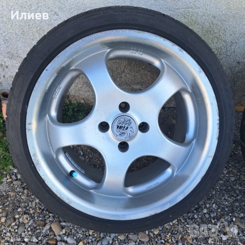 Алуминиеви джанти с гуми 4х100, снимка 5 - Гуми и джанти - 53827160
