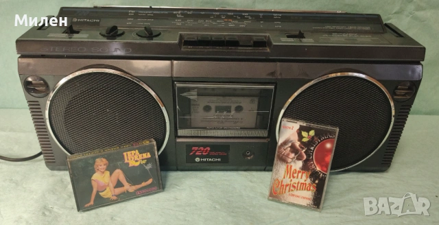 Hitachi TRK-720 E radio cassette player Хитачи радио касетофон работещ