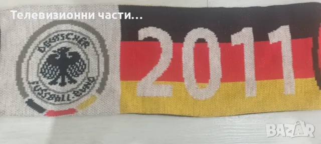 Футболен шал на Германия Germany 2011 Gemeinsam Großes schaffen Allianz - зимен в отлично състояние, снимка 2 - Шалове - 50176501