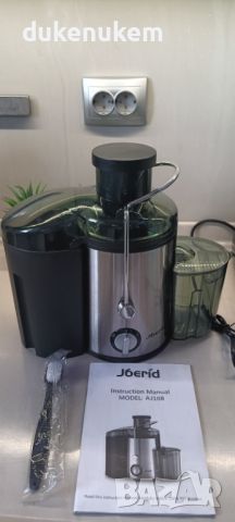 Сокоизтисквачка Joerid Juicer AJ10B 400W 1.5L, снимка 8 - Сокоизстисквачки и цитрус преси - 45900758