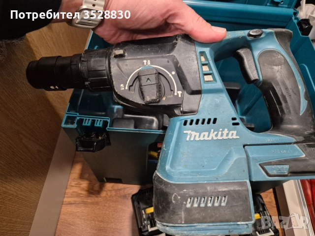 Макита акумулаторен перфоратор 18V Makita DHR243 с куфар Макпак 4 Makpac 4, снимка 3 - Други инструменти - 54148313