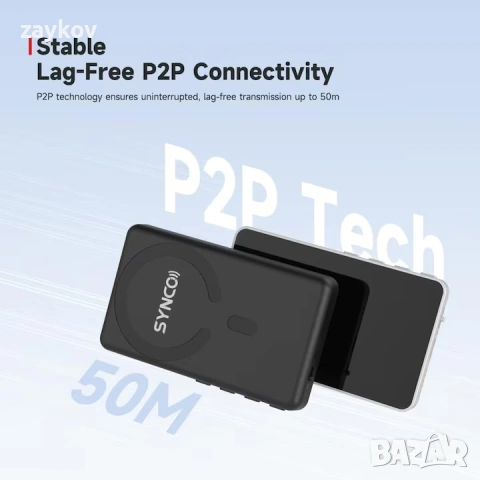 SYNCO Xview M4 Монитор за селфи за телефон Vlog, Безжичен монитор, снимка 4 - Друга електроника - 54000454