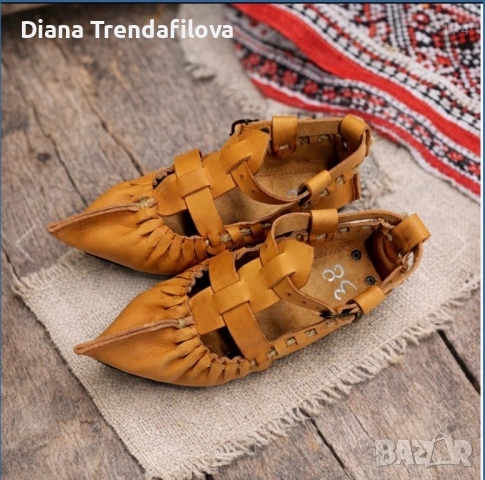 Цървули от естествена кожа, намаление над 5 бр. -5,11€ /10 лв на чифт