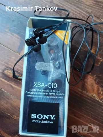 Слушалки SONY XBA-C10, снимка 4 - Слушалки и портативни колонки - 51424643